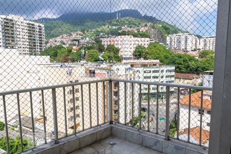 Sacada de apartamento à venda com 3 quartos, 112m² em Rio Comprido, Rio de Janeiro