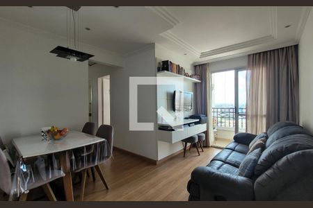 Sala de apartamento à venda com 2 quartos, 56m² em Vila Principe de Gales, Santo André