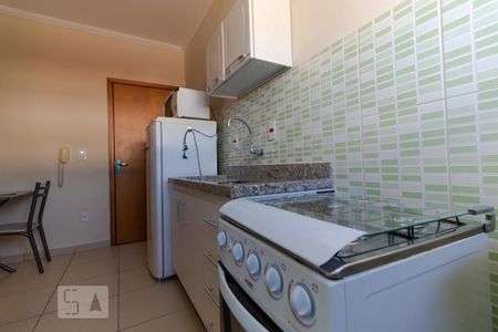 Cozinha de apartamento à venda com 1 quarto, 30m² em Parque Rural Fazenda Santa Cândida, Campinas