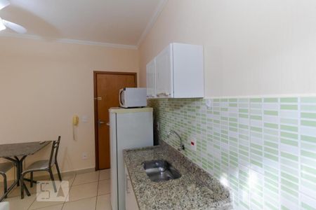 Cozinha  de apartamento à venda com 1 quarto, 30m² em Parque Rural Fazenda Santa Cândida, Campinas