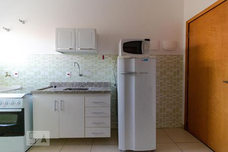 Cozinha de apartamento à venda com 1 quarto, 30m² em Parque Rural Fazenda Santa Cândida, Campinas