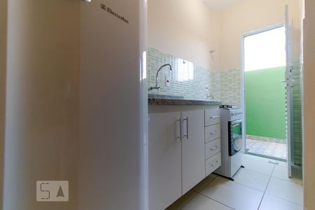 Cozinha e Área de Serviço de apartamento à venda com 1 quarto, 40m² em Parque Rural Fazenda Santa Cândida, Campinas