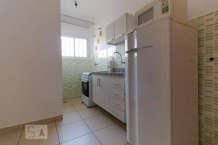 Cozinha e Área de Serviço de apartamento à venda com 1 quarto, 30m² em Parque Rural Fazenda Santa Cândida, Campinas