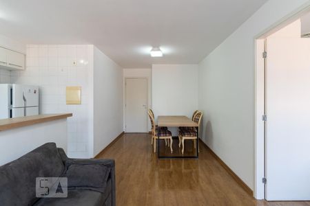 Sala de apartamento para alugar com 1 quarto, 49m² em Indianópolis, São Paulo