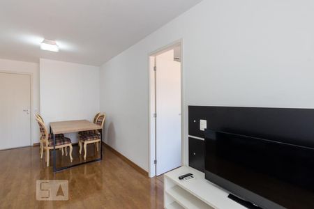 Sala de apartamento para alugar com 1 quarto, 49m² em Indianópolis, São Paulo