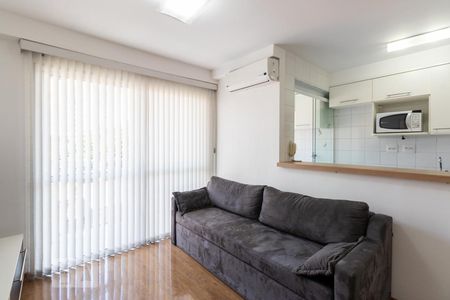 Sala de apartamento para alugar com 1 quarto, 49m² em Indianópolis, São Paulo