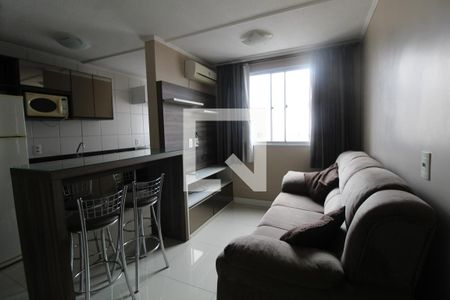 Sala de Estar de apartamento para alugar com 2 quartos, 43m² em Mato Grande, Canoas