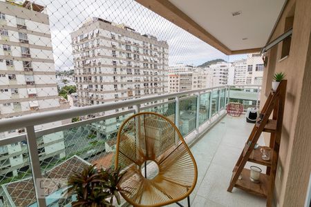 Varanda da Sala de apartamento à venda com 3 quartos, 150m² em Tijuca, Rio de Janeiro
