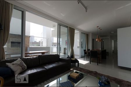 Sala de apartamento para alugar com 3 quartos, 220m² em Jurerê Internacional, Florianópolis