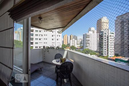 Varanda da Sala de apartamento à venda com 4 quartos, 244m² em Vila Uberabinha, São Paulo