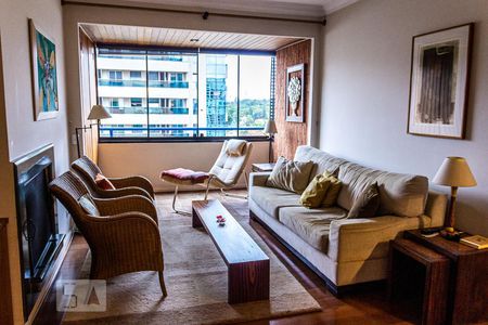 Sala de apartamento para alugar com 3 quartos, 125m² em Cidade Monções, São Paulo