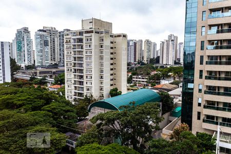 Sala - Vista da Janela de apartamento para alugar com 3 quartos, 125m² em Cidade Monções, São Paulo