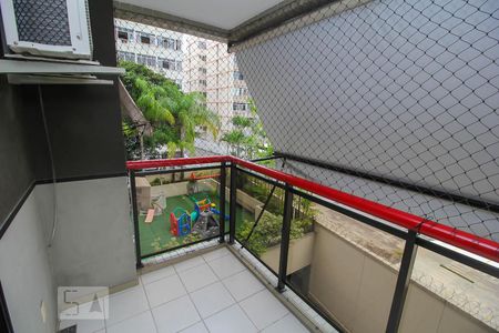 Varanda da Sala de apartamento para alugar com 3 quartos, 84m² em Botafogo, Rio de Janeiro