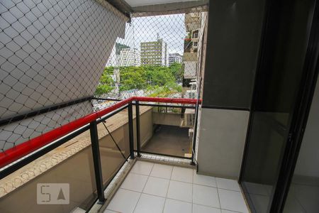 Varanda da Sala de apartamento para alugar com 3 quartos, 84m² em Botafogo, Rio de Janeiro