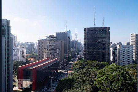 Suíte - Vista de apartamento para alugar com 1 quarto, 38m² em Bela Vista, São Paulo