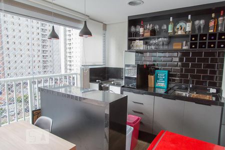 Varanda da Sala de apartamento à venda com 2 quartos, 74m² em Brás, São Paulo