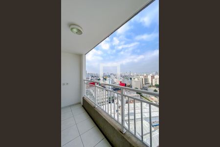 Varanda da Sala de apartamento para alugar com 1 quarto, 34m² em Brás, São Paulo