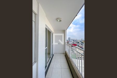 Varanda da Sala de apartamento para alugar com 1 quarto, 34m² em Brás, São Paulo