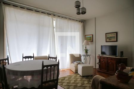 Sala de apartamento para alugar com 2 quartos, 112m² em Gonzaga, Santos