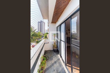 Varanda da Sala de apartamento para alugar com 3 quartos, 125m² em Vila Valparaiso, Santo André