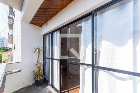 Varanda da Sala de apartamento para alugar com 3 quartos, 125m² em Vila Valparaiso, Santo André