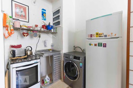 Sala/Cozinha de kitnet/studio para alugar com 1 quarto, 20m² em Botafogo, Rio de Janeiro