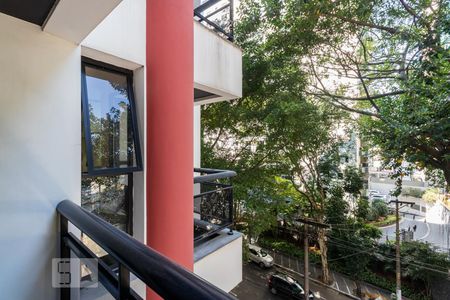 Varanda de apartamento à venda com 1 quarto, 35m² em Vila Nova Conceição, São Paulo