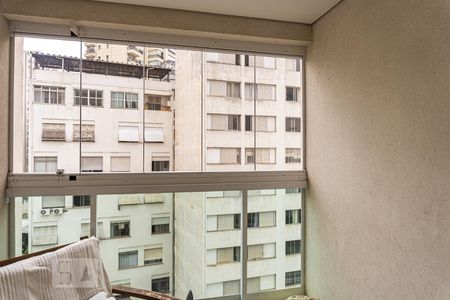 Varanda da Sala de apartamento para alugar com 2 quartos, 76m² em Santa Cecília, São Paulo