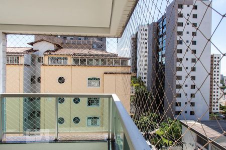Varanda da Sala de apartamento para alugar com 3 quartos, 120m² em Carmo, Belo Horizonte