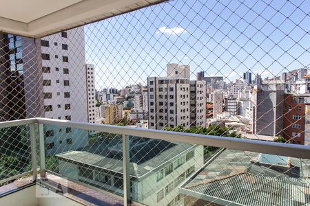 Varanda da Sala de apartamento para alugar com 3 quartos, 120m² em Carmo, Belo Horizonte