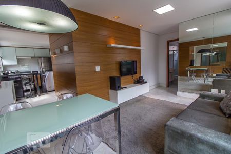 Sala de apartamento para alugar com 1 quarto, 50m² em Santo Agostinho, Belo Horizonte