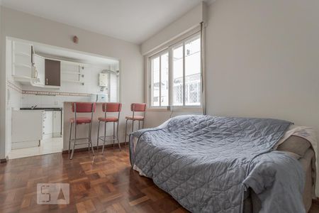 Sala de apartamento à venda com 1 quarto, 42m² em Auxiliadora, Porto Alegre