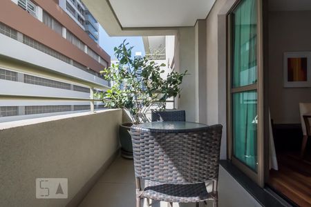Varanda de apartamento para alugar com 1 quarto, 50m² em Brooklin, São Paulo