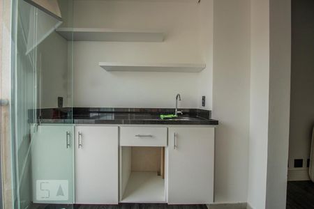 Varanda da Sala de apartamento para alugar com 1 quarto, 58m² em Vila Alexandria, São Paulo