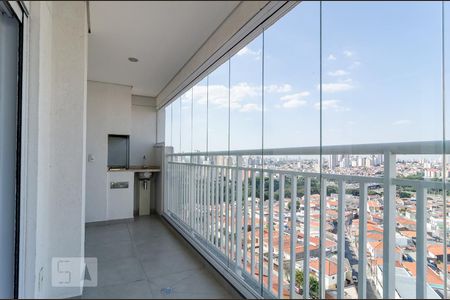 Varanda Gourmet de apartamento à venda com 1 quarto, 45m² em Vila Guarani (z Sul), São Paulo