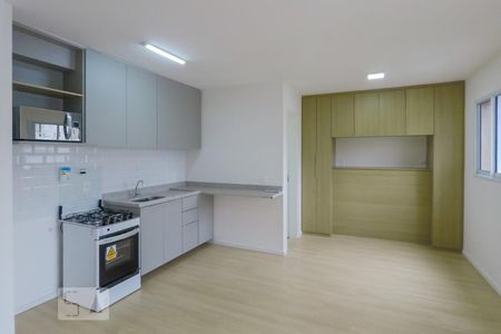 Cozinha de kitnet/studio à venda com 1 quarto, 27m² em Sé, São Paulo