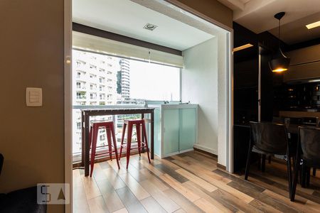 Sacada de apartamento para alugar com 1 quarto, 69m² em Brooklin Paulista, São Paulo