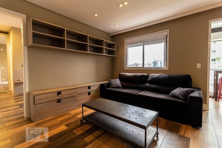 Sala de apartamento para alugar com 1 quarto, 69m² em Brooklin Paulista, São Paulo