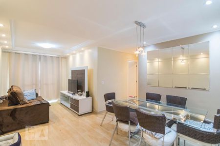 Sala de apartamento à venda com 3 quartos, 86m² em Vila Valparaiso, Santo André