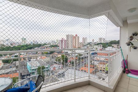 Varanda de apartamento à venda com 3 quartos, 86m² em Vila Valparaiso, Santo André