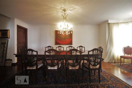 Sala de jantar de apartamento à venda com 4 quartos, 380m² em Real Parque, São Paulo