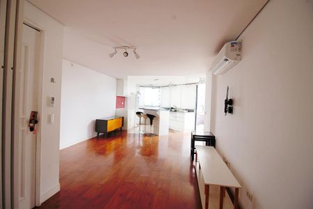 Sala  de apartamento à venda com 2 quartos, 74m² em Paraíso do Morumbi, São Paulo