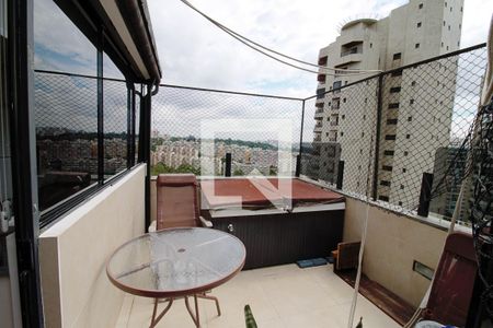 Varanda  de apartamento à venda com 2 quartos, 74m² em Paraíso do Morumbi, São Paulo