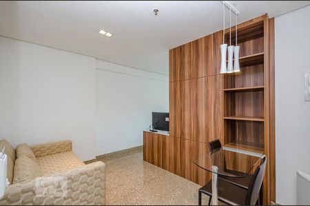 sala - cozinha de kitnet/studio à venda com 1 quarto, 31m² em Estoril, Belo Horizonte