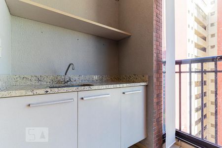 Varanda - Cozinha Externa de apartamento para alugar com 1 quarto, 45m² em Bela Vista, São Paulo