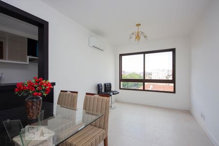 Sala de apartamento à venda com 1 quarto, 48m² em Cristo Redentor, Porto Alegre