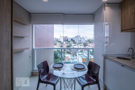 Varanda de apartamento à venda com 1 quarto, 40m² em Vila Madalena, São Paulo