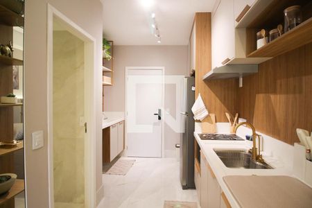 Cozinha de kitnet/studio à venda com 1 quarto, 27m² em Vila Olímpia, São Paulo