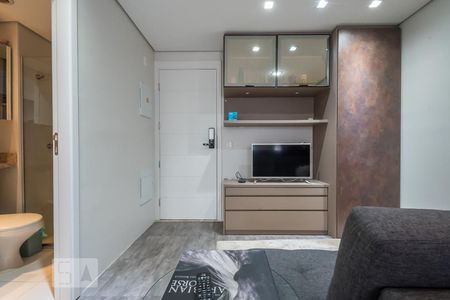 Sala de apartamento para alugar com 1 quarto, 27m² em Cidade Monções, São Paulo