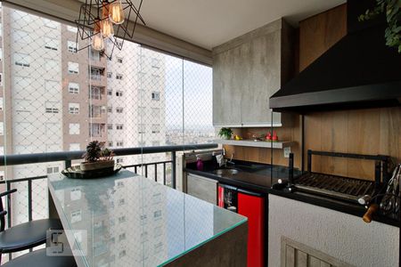 Varanda da Sala de apartamento à venda com 2 quartos, 73m² em Vila Andrade, São Paulo